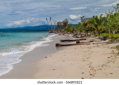 Beach In Cahuita National Park, Costa Rica