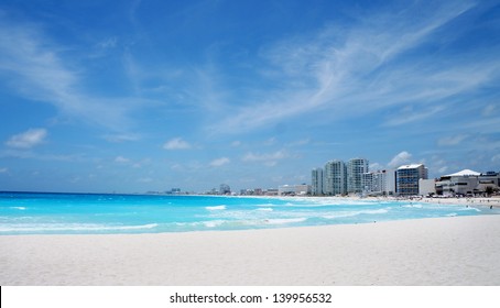 Beach In Cancun, Mexico