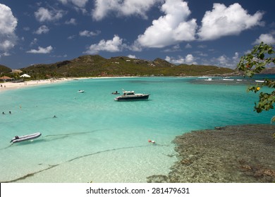 Beach And Caribbean Sea, St Barth