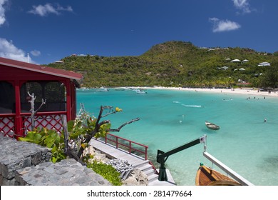 Beach And Caribbean Sea, St Barth