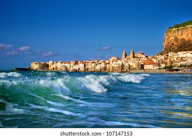 Beach Of Cefalu, Sicily