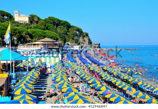 Beach Celle Ligure Savona Italy Stock Photo Edit Now 452946847