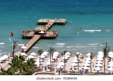 Beach In Cesme, Izmir, Turkey