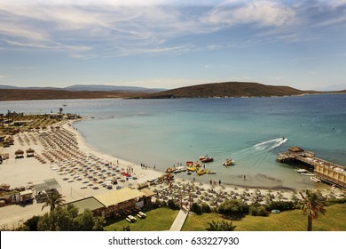 A Beach In Cesme,Alacati, Izmir, Turkey 