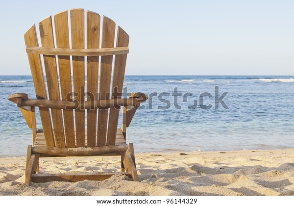 adirondack chairs on beach clip art