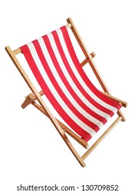 Beach Chair Isolated On White