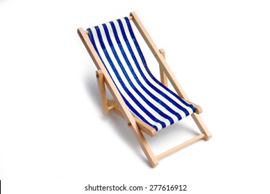 Beach Chair Isolated On White