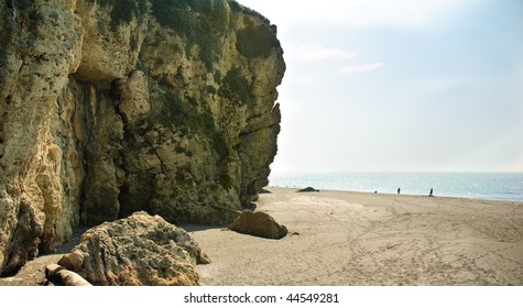 beach and cliff