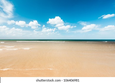 Beach And The Clouds