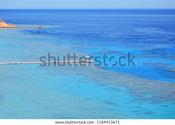 Beach Coral Reef Turquoise Sea Long Stock Photo Edit Now