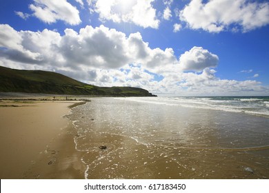 Beach In Cotentin Peninsula Near La Hague, Normandy, France 