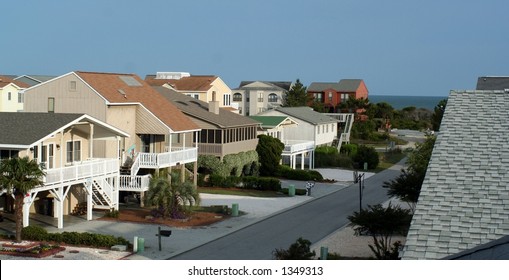 Beach Cottages At Sunset Beach, North Carolina