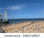 Beach day in Den Haag at Scheveningen beach.