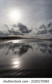 Beach Of Deauville In Normandy Coast