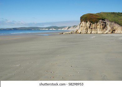 Beach At Drakes Bay In California