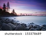 Beach at dusk