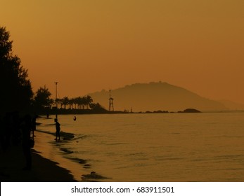 Beach at dusk