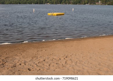 Beach In Eagle River, Wisconsin