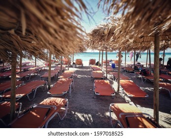 Beach Elafonissi In Crete Island, Greece