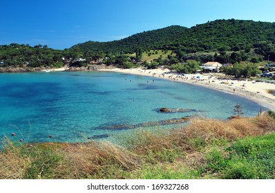 Beach Fautea porto vecchio Corsica france