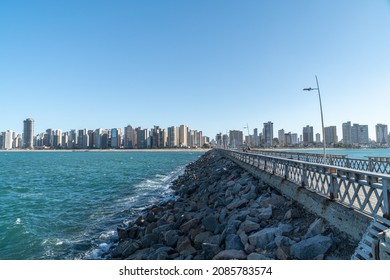 Beach Of Fortaleza In Ceara State Brazil