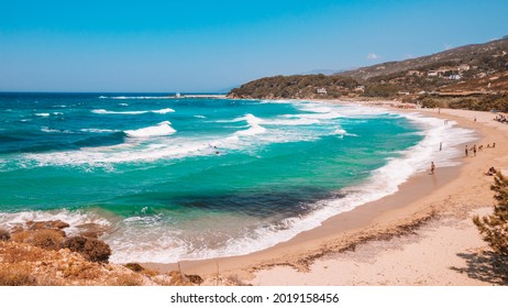 Beach Gialiskaria, Ikaria Island Greece