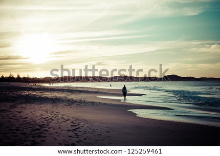 Beach in Goldcoast, Queensland, Australia
