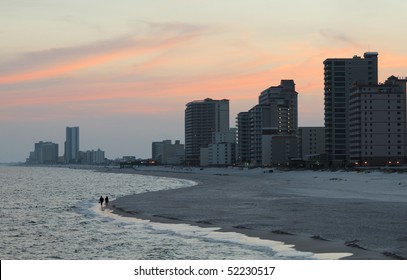 The Beach At Gulf Shores Alabama.