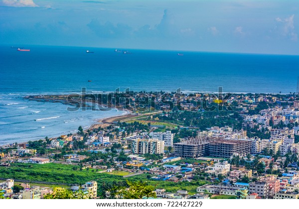 Beach Hill View Vizag City Sea Stock Photo (Edit Now) 722427229