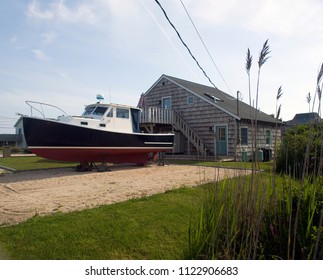 Beach House With Vintage Boat Ditch Plains Montauk New York The Hamptons