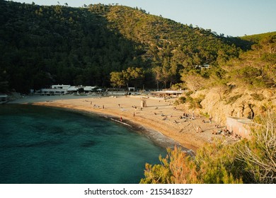 Benirràs Beach In Ibiza Island, Spain 