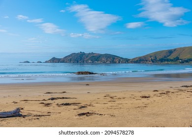 Beach At Kaka Point In New Zealand