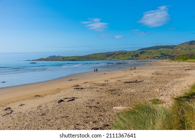 Beach At Kaka Point In New Zealand