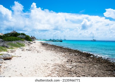 Beach Of Klein Curaçao In Caribbean Sea