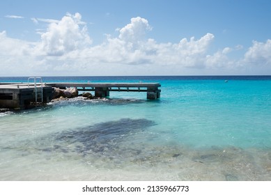 Beach Of Klein Curaçao In Caribbean Sea