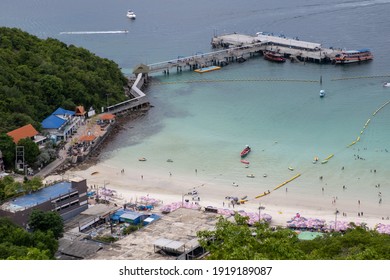 Beach At Koh Larn, Bang Lamung, Pattaya, Chonburi, Thailand 