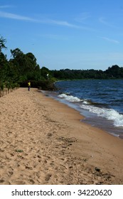 Beach At Lake Victoria In Tanzania