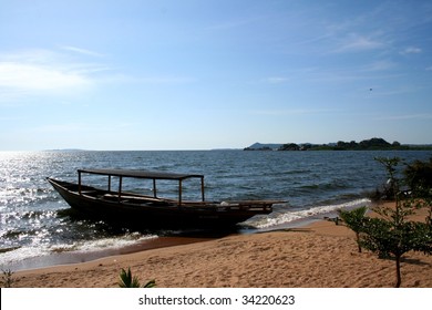 Beach At Lake Victoria In Tanzania