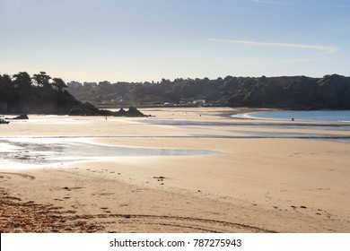 A Beach Landscape On The Island Of Jersey, UK