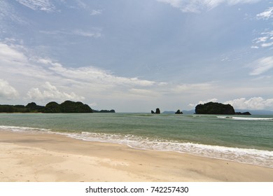 Beach of Langkawi Island facing Andaman Sea