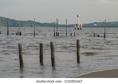 
Beach with lighthouse