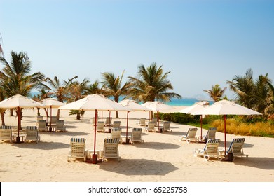 Beach Of The Luxury Hotel, Dubai, UAE