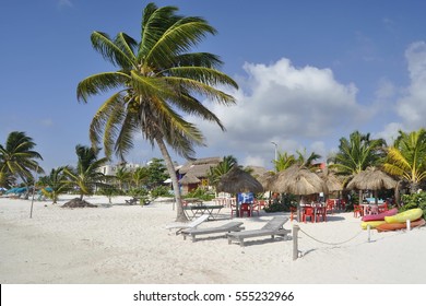 Beach In Mahahual, Costa Maya, Mexico