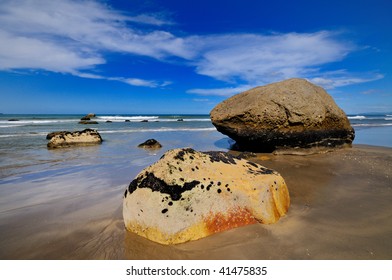 Beach In Maketu, Bay Of Plenty, New Zealand