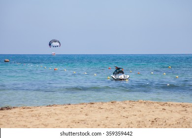 Beach In Malia, Crete, Greece