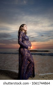 Beach Maternity Photoshoot