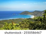 Beach Mekaki, Island Lombok, Indonesia, Southeast Asia.
Aerial view of Mekaki Beach, Lombok, Indonesia.