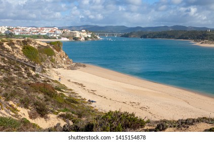 Beach At Mira River, Vila Nova De MilfontesPortugal