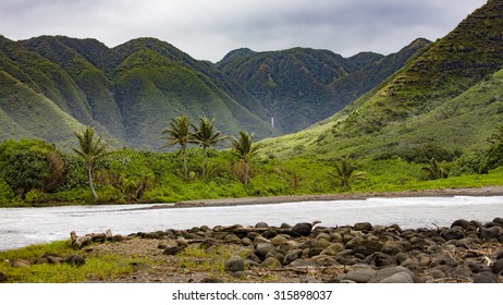 Beach In Molokai, Hawaii