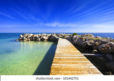 Beach In Montego Bay, Jamaica